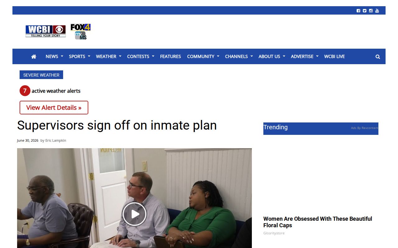 Columbus inmate custody at Lowndes County Adult Detention Center