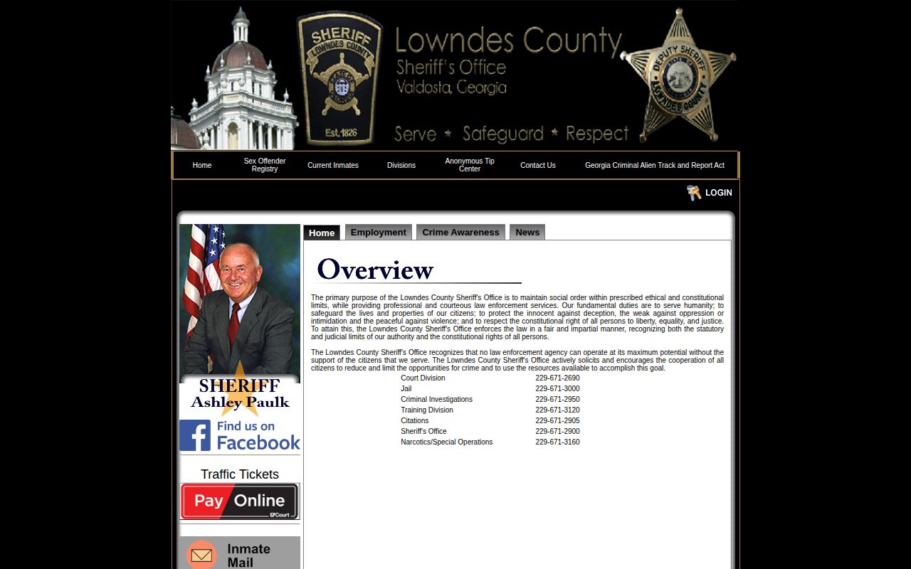 Lowndes County released inmate current-roster transition notice