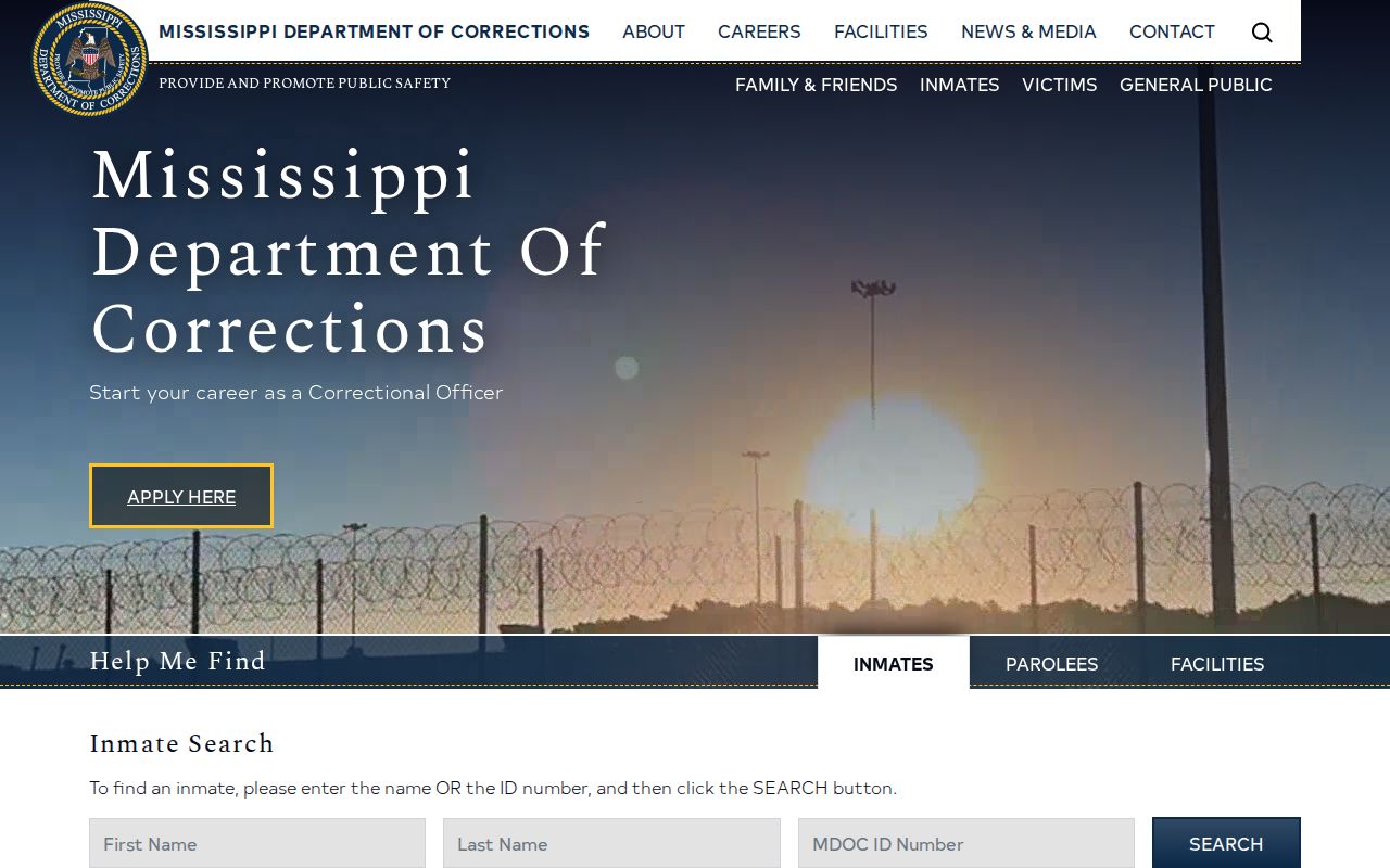 MDOC search entry for Lowndes County released inmate records